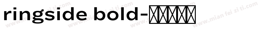 ringside bold字体转换